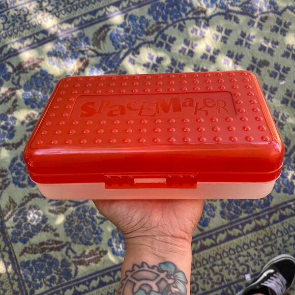 Vintage red spacemaker box 1990s - Picture 2 of 3